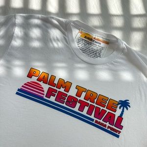 Aviator Nation Palm Tree Festival 2023 Boyfriend Tee